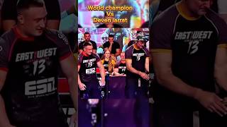 World champion 😱😱😱 vs Deven larrat bollywood motivation armwreslting [upl. by Burke]