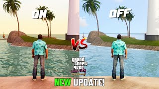 GTA Vice City Definitive Edition NEW UPDATE  Classic Lighting Comparison [upl. by Eidnyl]