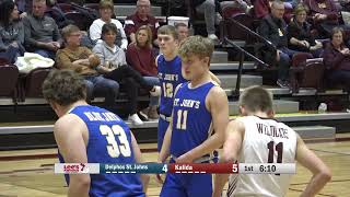 Delphos St Johns vs Kalida Boys Basketball 1282023 [upl. by Glenn240]