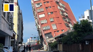 WATCH LIVE Views from Japan after Taiwan earthquake [upl. by Yssis]