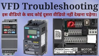 VFD Troubleshooting and Diagnostics in Hindi  VFD Common Issues and Solutions  Learn EEE [upl. by Frendel]