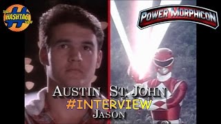 Austin St John Talks Power Rangers Dino Charge at Power Morphicon 2014 [upl. by Ennovihs216]