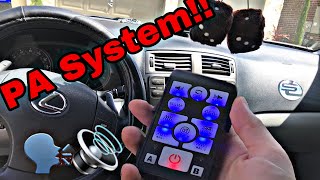 How to Install a PA System in Your Vehicle  200613 Lexus IS 250 [upl. by Moyna44]