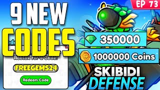 NEW ALL WORKING CODES FOR SKIBIDI TOWER DEFENSE IN JUNE 2024 ROBLOX SKIBIDI TOWER DEFENSE CODES [upl. by Rosenthal]