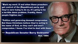 Barry Goldwater Christians Get A Hold On the Republicans [upl. by Acyssej]