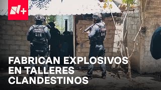 Grupos Criminales Construyen Talleres Clandestinos de Explosivos en Michoacán [upl. by Deeas]