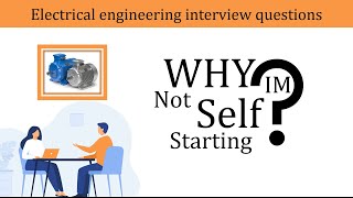 why induction motor is not self starting  Electrical Interview question [upl. by Malissia]