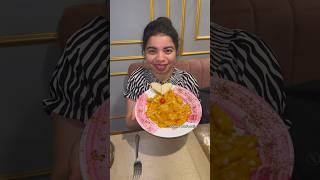 Pink Sauce Pasta Khaya Hai  shorts [upl. by Naashom]