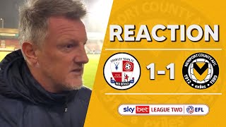 REACTION  Wayne Hatswell reflects on Crawley [upl. by Ococ523]