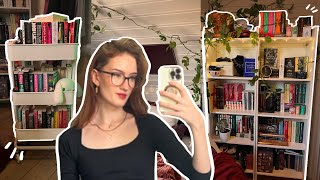 Book Room  Bookshelf Tour 📖⭐ book reviews book recommendations small room [upl. by Rikahs]