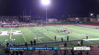 Ridgewood High School Football Vs Glenbard East [upl. by Meeharbi949]