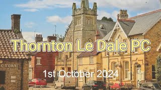 Thornton Le Dale PC meeting 1st October 2024 [upl. by Michal216]