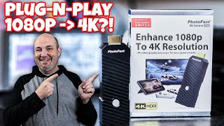 Upscale ANY 1080P Signal To 4K PhotoFast 4K Gamer PRO Review [upl. by Fifine693]