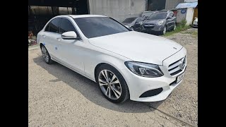 2018 BENZ C220d JR351776 SMART KEY SUNROOF WHITE [upl. by English]