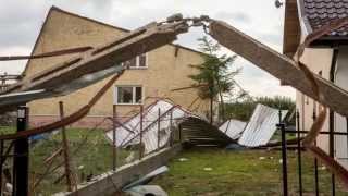 Nawałnice nad Polską  MCSbow echoderecho  skutki  burza na śląsku 19072015 SezonBurz [upl. by Anbul]