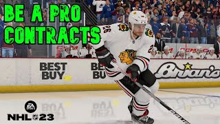 Have Be a Pro Contracts Been Updated At All In NHL 23 [upl. by Bullis176]