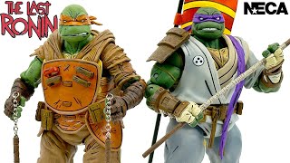 NECA TMNT Last Ronin Michelangelo amp Donatello Review [upl. by Jael686]