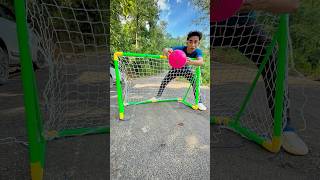 Small Sport Football Goal Post Net With BallFootball Set Indoor Outdoor Football Sport Games [upl. by Arada]