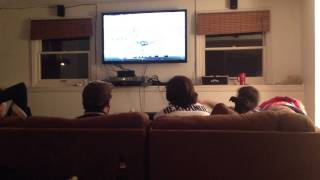 Patriots Fans Watch Giants Win Super Bowl [upl. by Haela]