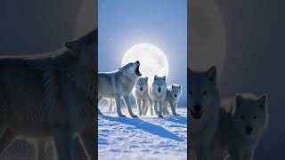 Silent Guardians How Arctic Wolves Survive in Packs  wolves silent arctic AvianAnimalAdventures [upl. by Aratas]