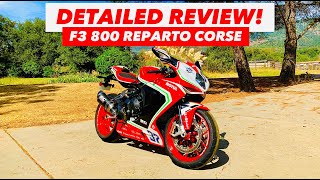 2020 MV Agusta F3 800 RC Review  Road Test  Exhaust Sound  Specs  Walkaround [upl. by Nodnek602]