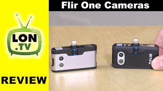 Flir One amp Flir One Pro Cameras for iPhone Review  Thermal Imaging Camera for Smartphones [upl. by Rolfe]