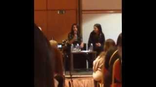 Janel Parrish singing  Keep a Secret Convention [upl. by Macdonald4]