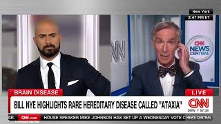 Bill Nye Talks About Ataxia on CNN [upl. by Esbensen220]