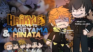 Haikyuu reacts to Kageyama Tobio and Hinata Shoyo  angst   ashlynx [upl. by Stephania599]