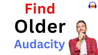 From where to Download an Older Version of Audacity [upl. by Nywloc]