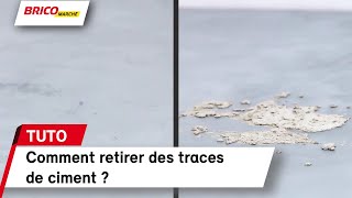 Comment retirer des traces de ciment   Bricomarché [upl. by Janetta815]