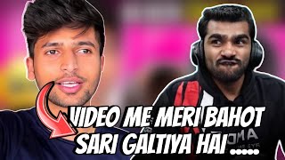 Roast Video Me Meri Galti hai Muje Pata Nhi Tha ShreemaN Legend ke bare me 🥲🥲 [upl. by Paloma745]