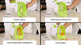 SPIRAL VEGETABLE SLICER [upl. by Eri440]