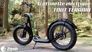 Trottinette électrique tout terrain ZOSH [upl. by Alysoun]