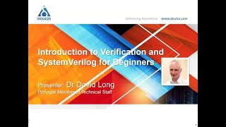 Introduction to Verification and SystemVerilog for Beginners [upl. by Aneehsyt]