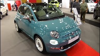 2018 Fiat 500 09 TwinAir 85 Dualogic Anniversary  Exterior  Interior  Salon Automobile Lyon 2017 [upl. by Atteuqal326]