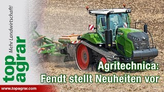 Fendt präsentiert AgritechnicaNeuheiten Raupe 950 Vario MT Presse Squadra [upl. by Krall270]