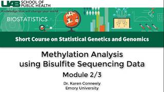 Bisulfite Methylation Sequencing Analysis  Module 2 [upl. by Nurav862]