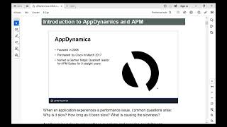 Overview of AppDynamics [upl. by Anuahc616]