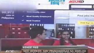 AKTV NEWS l JobStreetcom Philippines l Salary Report 2014 [upl. by Margarethe949]