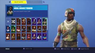 SEASON 1 Fortnite Account Locker And Stats Showcase Season 1 OG Skull Trooper amp more rare skins [upl. by Morganne]