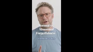 Normal vs Abnormal Forgetfulness [upl. by Ailegna]