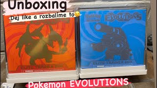 Evolutions ETB  Blastois and Charizard ❤️ [upl. by Anaerol]