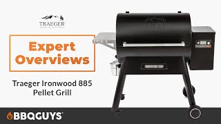 Traeger Ironwood Wood Fired Pellet Grill Review  BBQGuys Expert Overview [upl. by Delwin351]