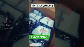 honda civic 2018 air filter [upl. by Kciredorb53]