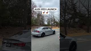 AUDI RS3 LAUNCH CONTROL [upl. by Lucic]