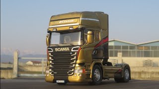 Italeri 124 Scania R730 Streamline Full Build Video [upl. by Nilyad820]