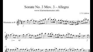 Lefevre Sonata No3 mov3 Allegro [upl. by Leumhs608]