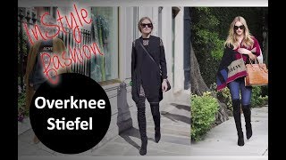 OverkneeStiefel kombinieren So trägst du den Herbsttrend [upl. by Elaen]