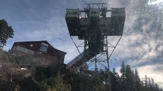 Riding The Goldbelt Tram In Juneau Alaska Ascending 1800 Feet To Mount Roberts [upl. by Prosser]